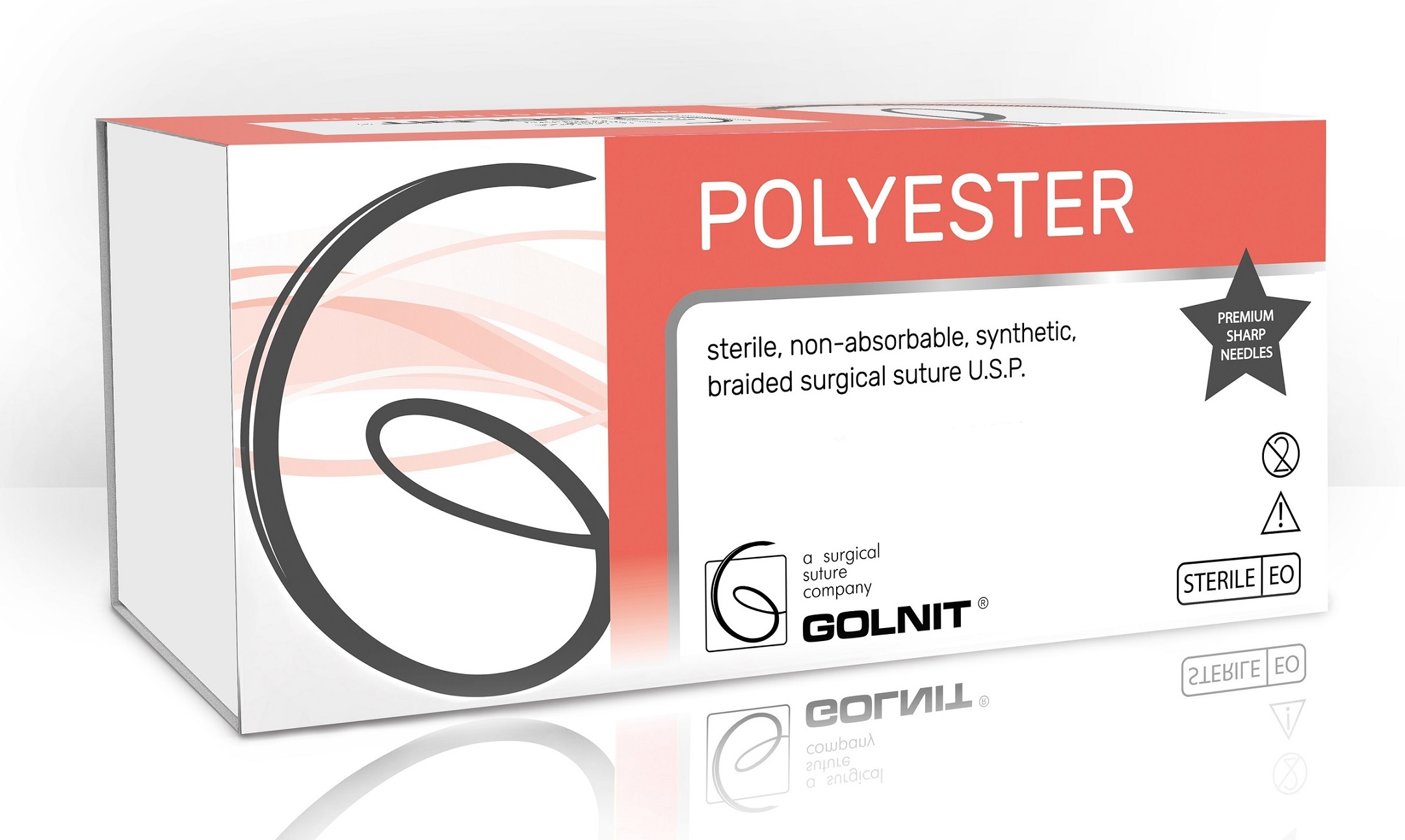 Поліефірна стрічка (поліестерова) шовний матеріал 6мм лігатура 100см